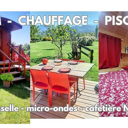 Pensjonat La Roulotte Du Cagire - 4 Pers - Pyrenees Villeneuve-de-Rivière Zewnętrze zdjęcie